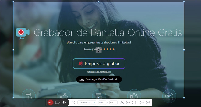 Grabar pantalla windows 10 online