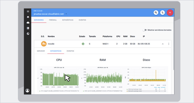 Guía de uso: Servidor Cloud de Hostalia (2018)