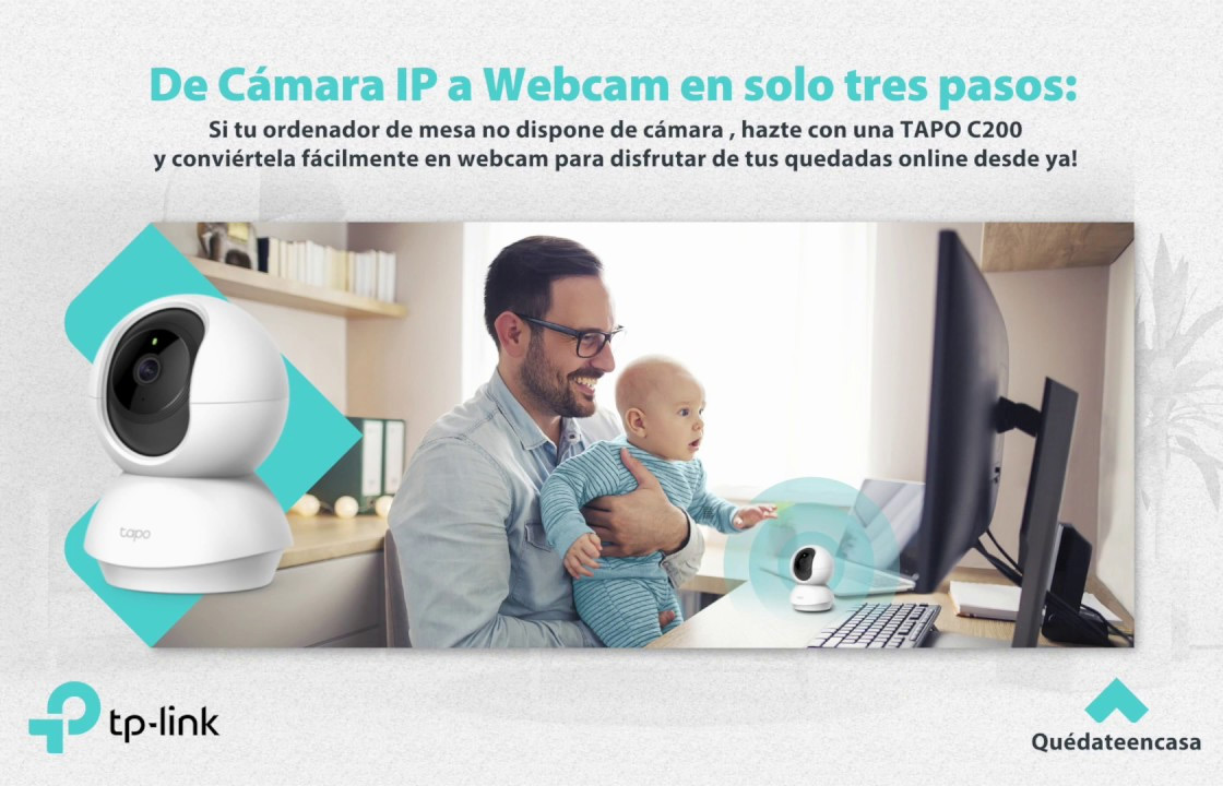 Camara IP Wifi Videovigilancia Webcam TP-Link TAPO C200