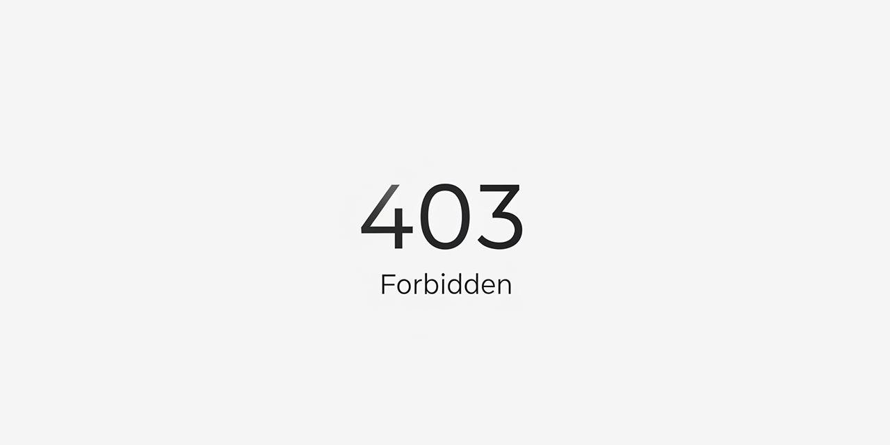 ¿Qué es un error 403?