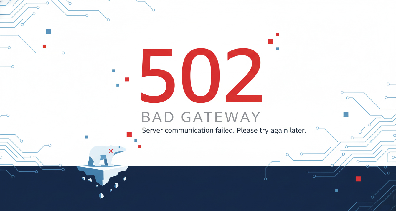 El error 502 bad gateway