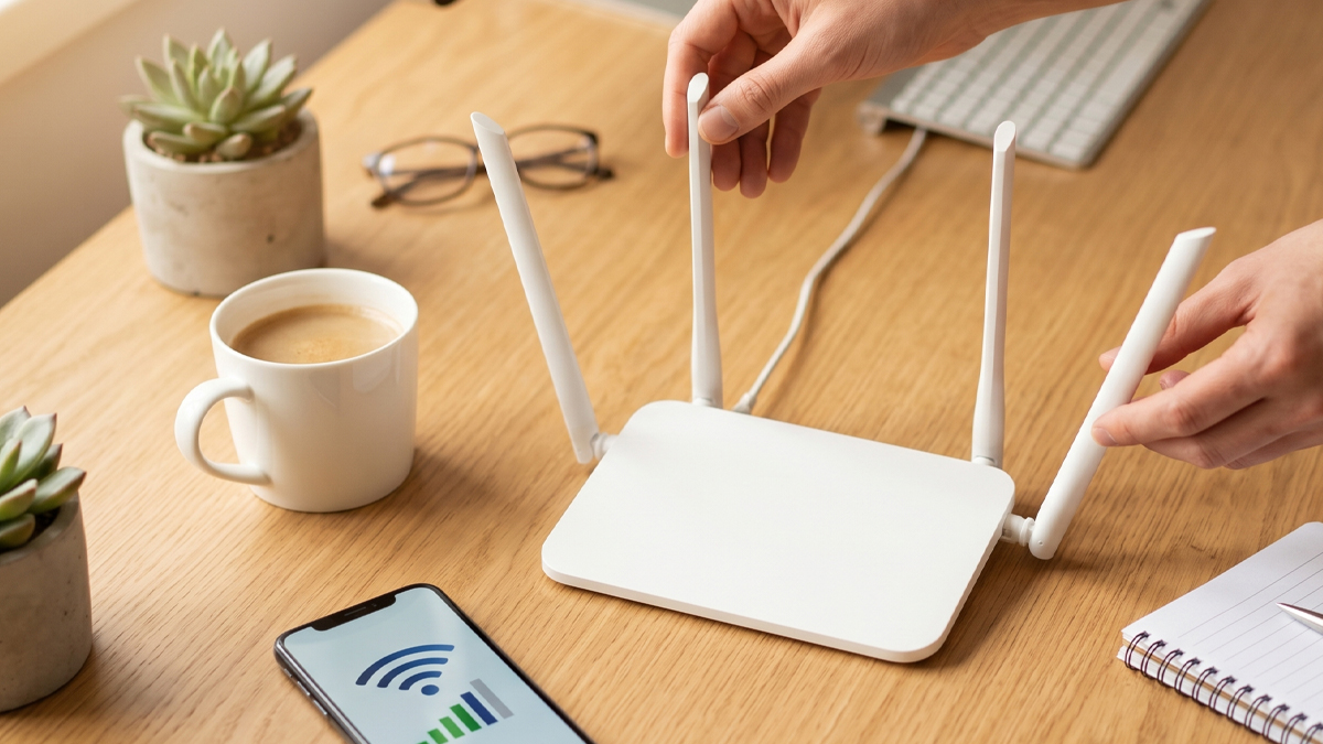 Colocar bien las antenas del router WiFi puede ayudarte a mejorar la conexión (en serio)