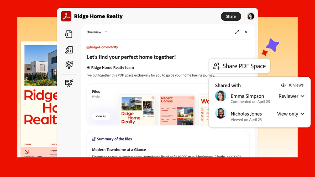 Adobe convierte el PDF en un espacio de trabajo con IA