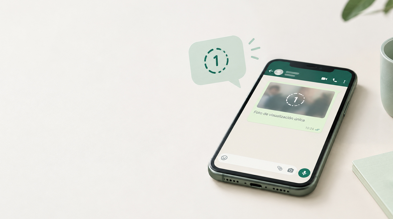 La estafa de la foto de visualización única en WhatsApp, explicada para quien atiende clientes por el móvil