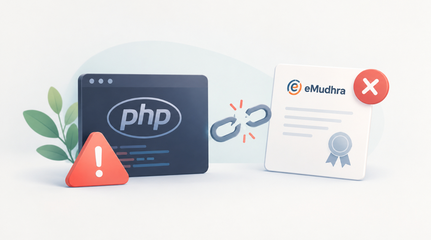 Vulnerabilidad crítica en PHP y certificados comprometidos de eMudhra